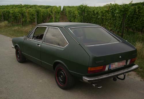 Heckansicht Passat Typ 32 GLS 1977