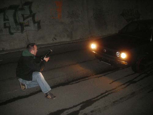 Photoshooting im Tunnel