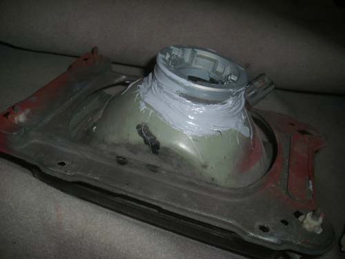 Scirocco Scheinwerfer abgedichtet Scirocco Scheinwerfer abgedichtet