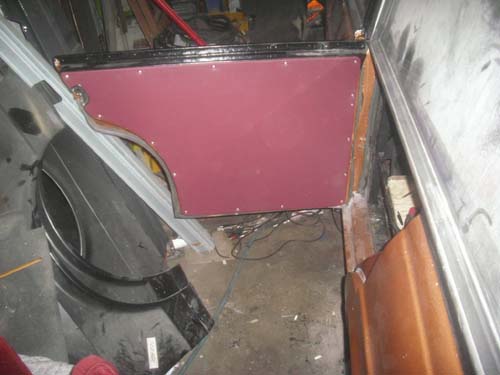 Türverkleidung halbe Tür Rappold Leichenwagen Mercedes /8