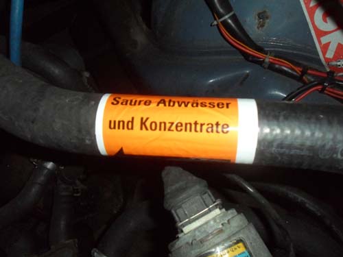 Säure Abwässer und Konzentrate