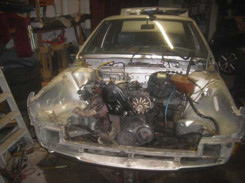 Gefledderte Front VW Santana Gefledderte Front VW Santana