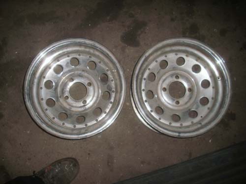 Mangels Chromfelgen 7J14 Mangels Chromfelgen 7J14