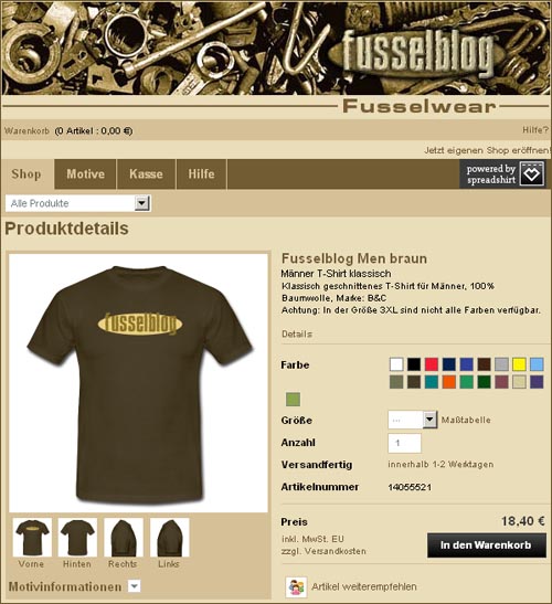 Fusselwear Shop Fusselwear Shop