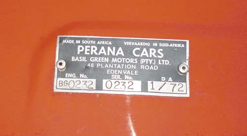 Ford Capri Perana V8