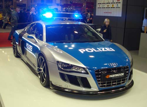Polizei Sportwagen
